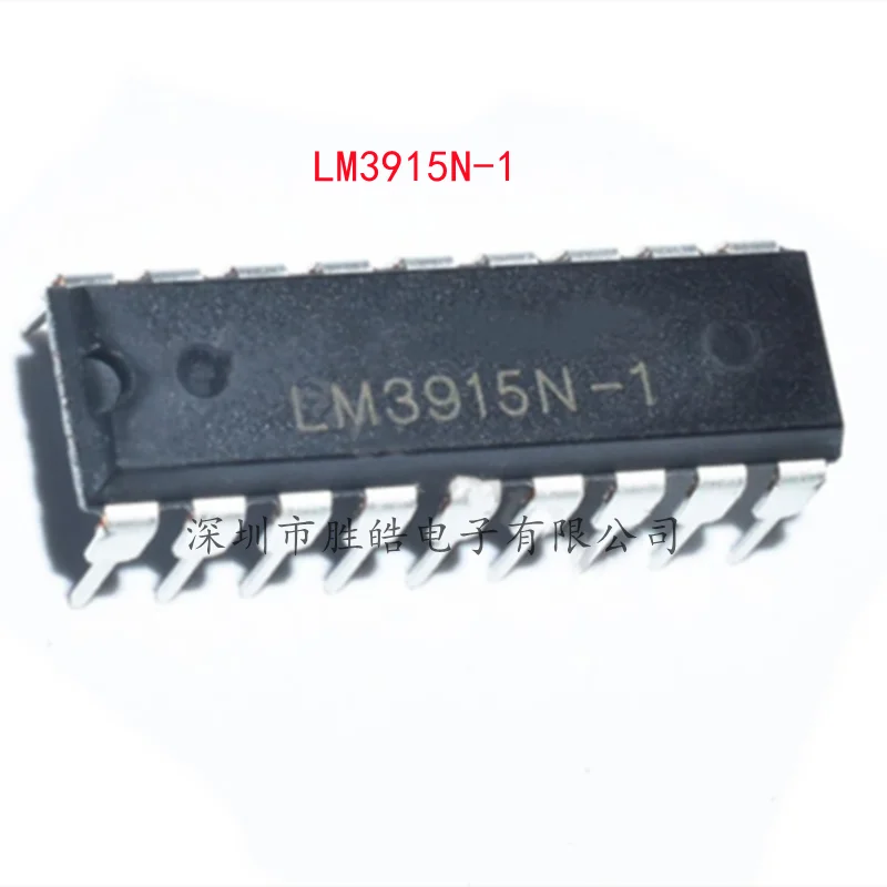 

(10PCS) NEW LM3915N-1 LM3915N Led Bar Chart Display Driver Chip Straight Into DIP-18 Integrated Circuit