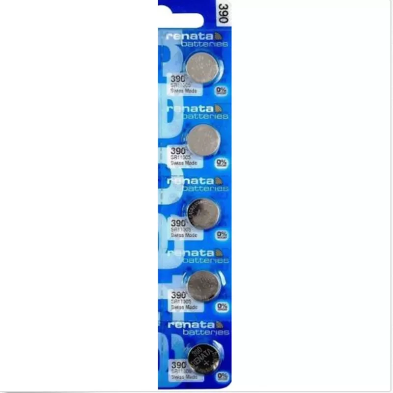 

5Pcs/Lot RETAIL Brand New Renata LONG LASTING 390 SR1130SW 389 LR54 AG10 Watch Battery Button Coin Cell Swiss Made 100% Original
