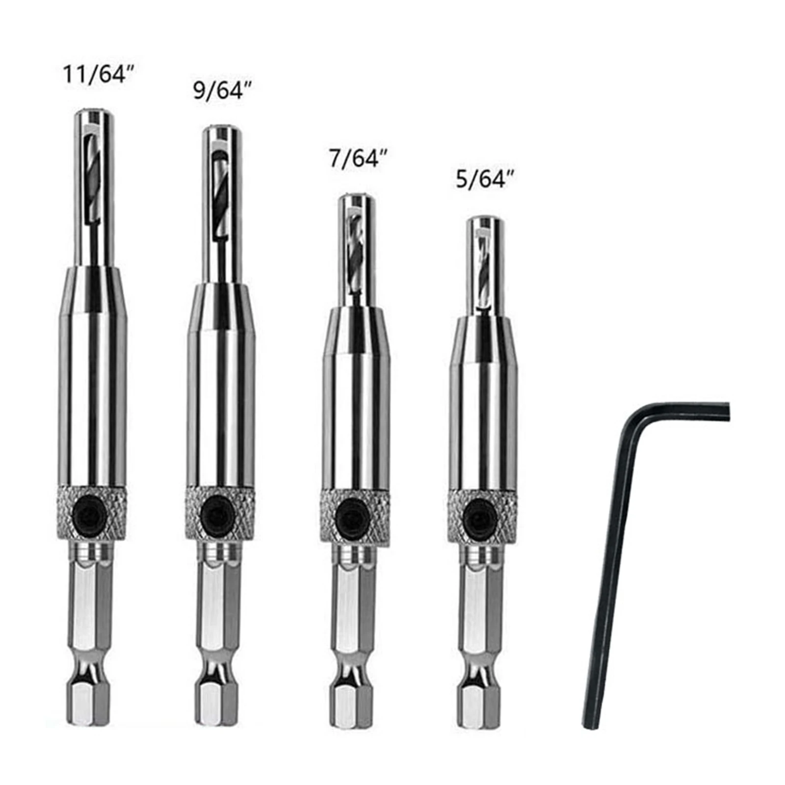 

Lock Hinge Stainless Steel Drill Bit Set Black Oxide Self Centering Hardware Drawer Pilot Hole Guides For Wood Door D30