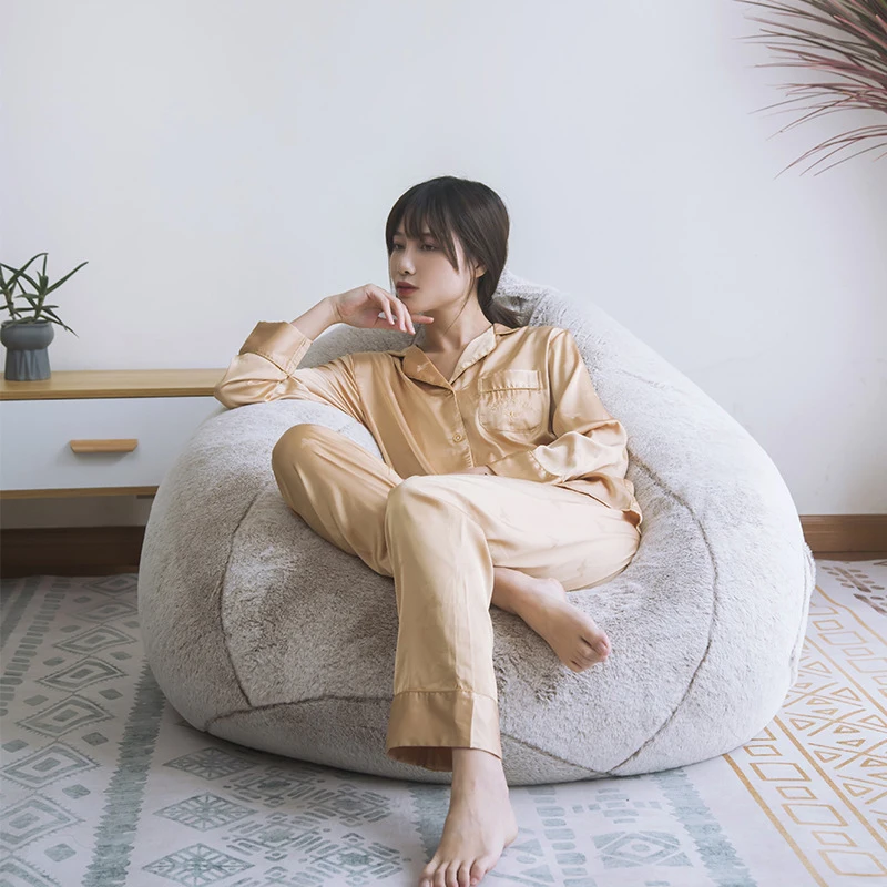 Comfortable  Lazy Sofa Cover Living Room Nordic Furniture Accessory Hot