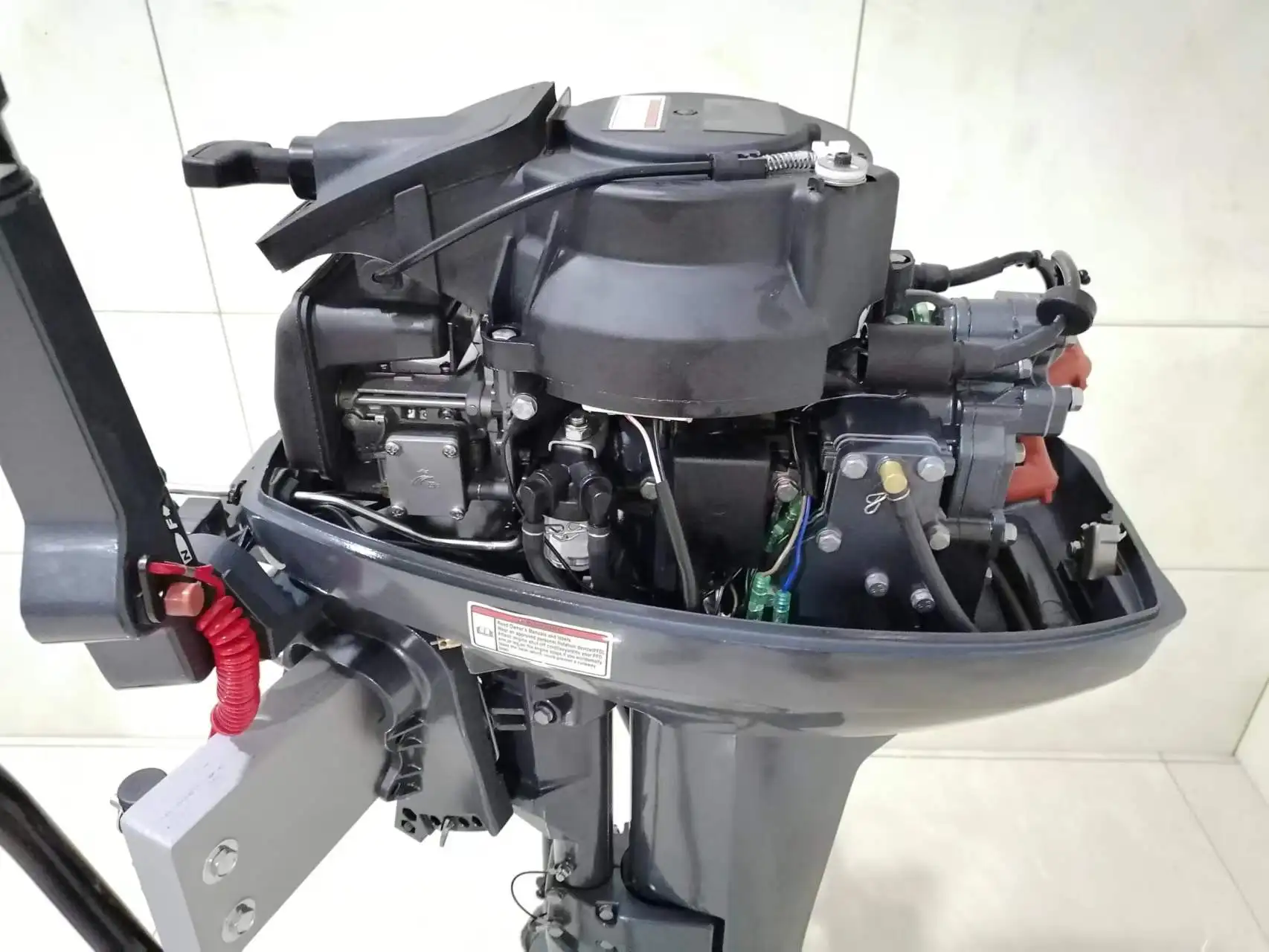 Двигатель Himarine для надувной лодки 2-тактный 9 л.с. подходит подвесных моторов Yamaha