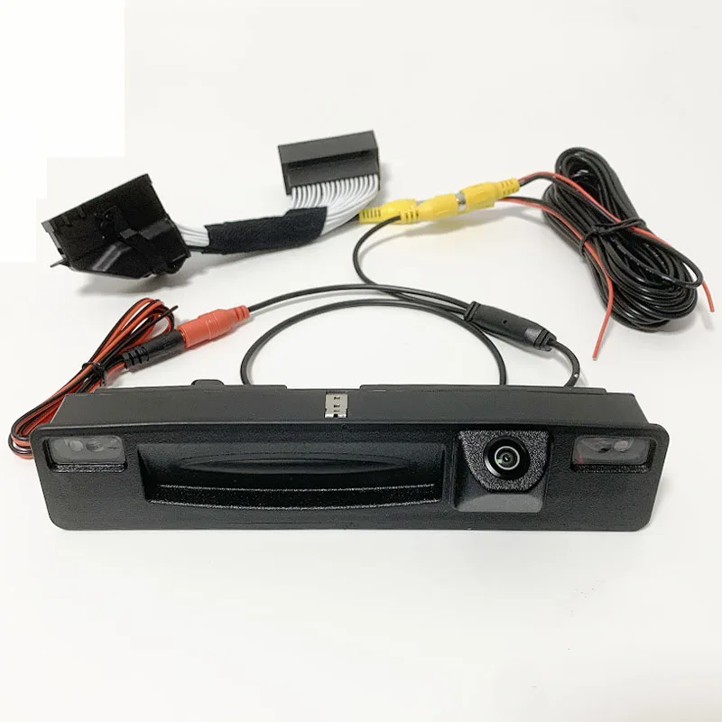 

Динамическая траекторичная камера заднего вида для Ford Puma 2019 2020 2021 2022 2023 SYNC3 54-контактный кабель, совместимый с OEM ручкой багажника