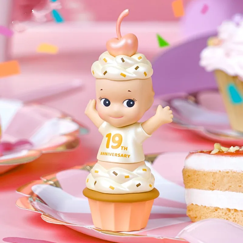 

Restricted Sonny Angel 19th Anniversary Commemorative Doll Decoration Cherry Cake Cute Cartoon Limited Edition Birthday Gift