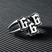 316l stainless steel rings simple trible g trendy men top quality ring for friend rider biker jewelry unique best gift wholesale