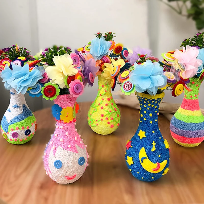 

Retro Wooden Vase Creative Flower Arrangement Bottle Desktop Decorative Planter Flower Pot Simple Practical Home Decor Ornaments