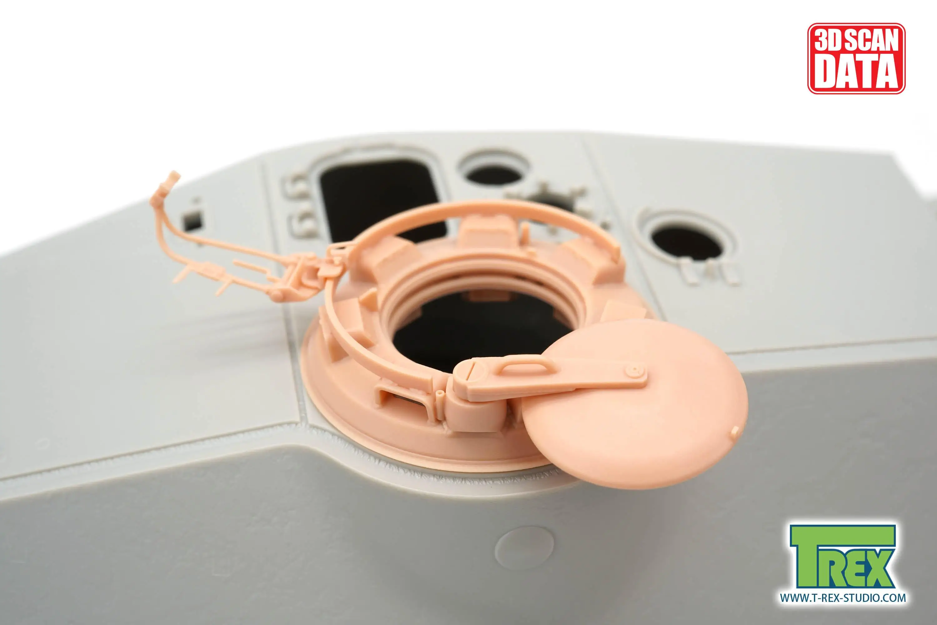 T-REX 35152-1 1/35 3D Печатный король Tiger Cupola Weld прилагаемый тип w/o сливные прорези для Hobby