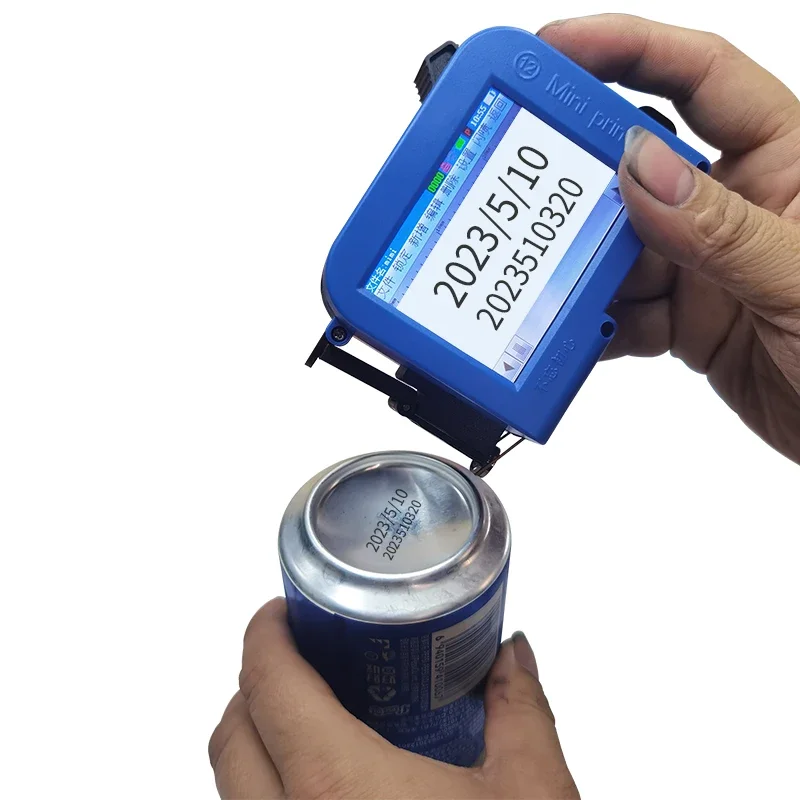 Миниатюрный ручной струйный принтер для печати штрих-кодов с датой истечения