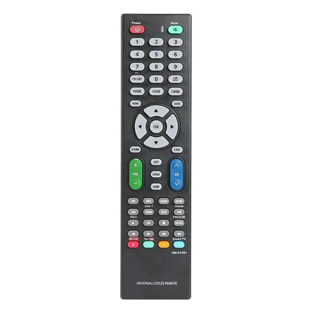 

Universal TV remote control Compatible use Universal TV remote control of any brand Need to set according to the manual RM-014S+