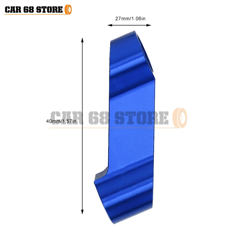 2Pcs M10 M8 CNC Motorcycle Mirror Riser 8mm 10mm Universal Aluminum Alloy Motorbike Side Adapter Extender Adaptor - купить по