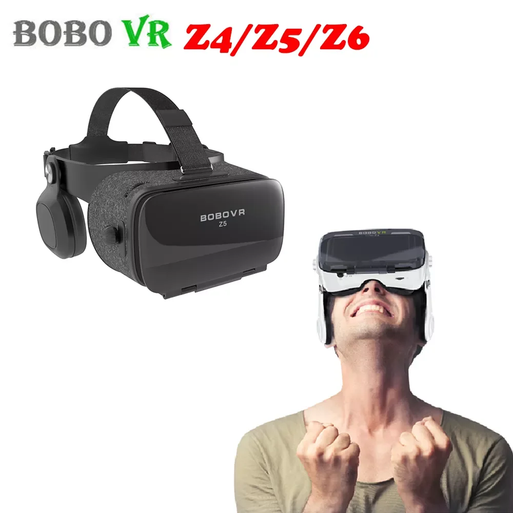 

Z4/Z5/Z6 Leather 3D Virtual Reality VR Glasses Cardboard Helmet Headset Stereo BOBO VR for 4-6' Smartphone