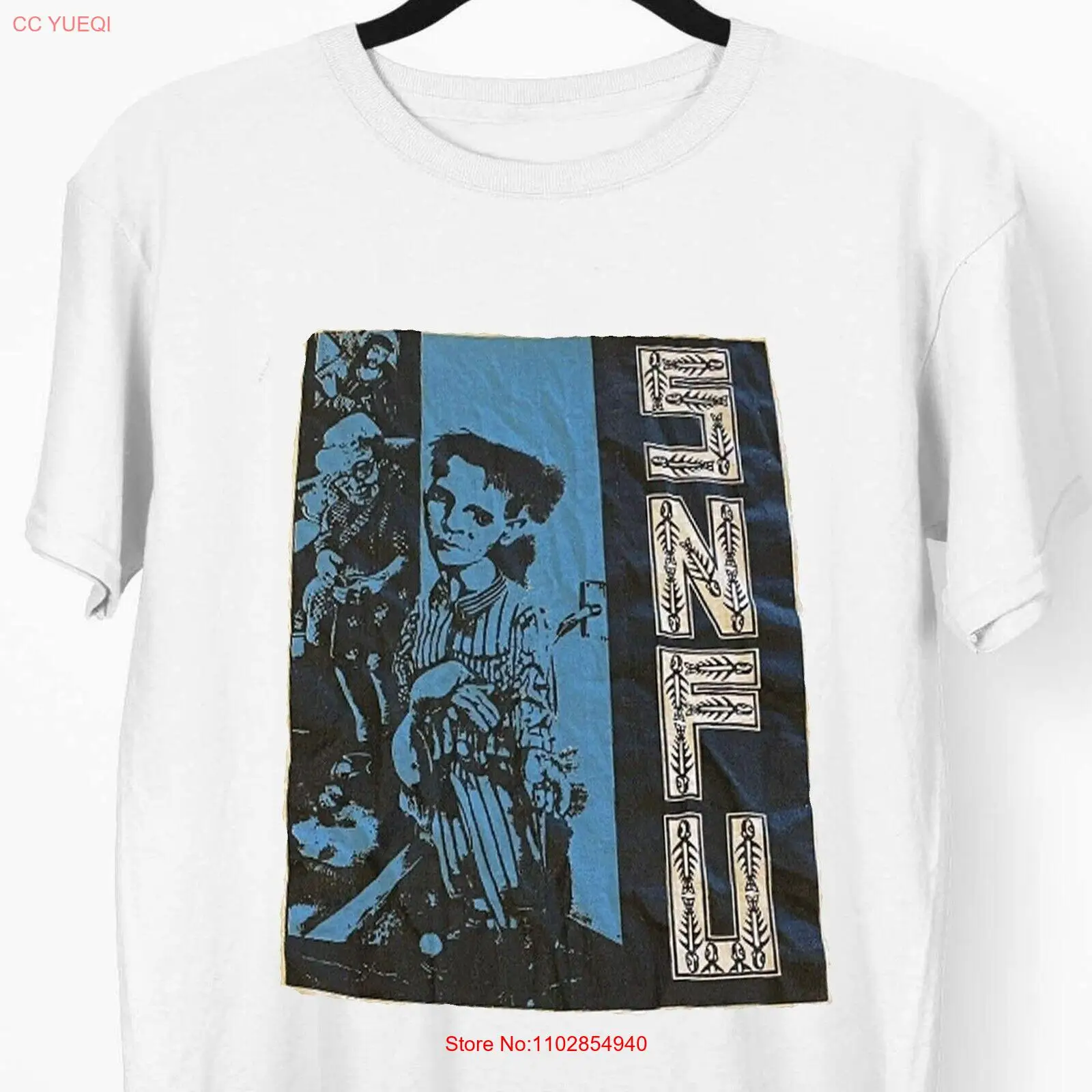 SNFU Tour Shirt Wrong Turn Down Memory Lane Punk Rock remake shirt TE2507