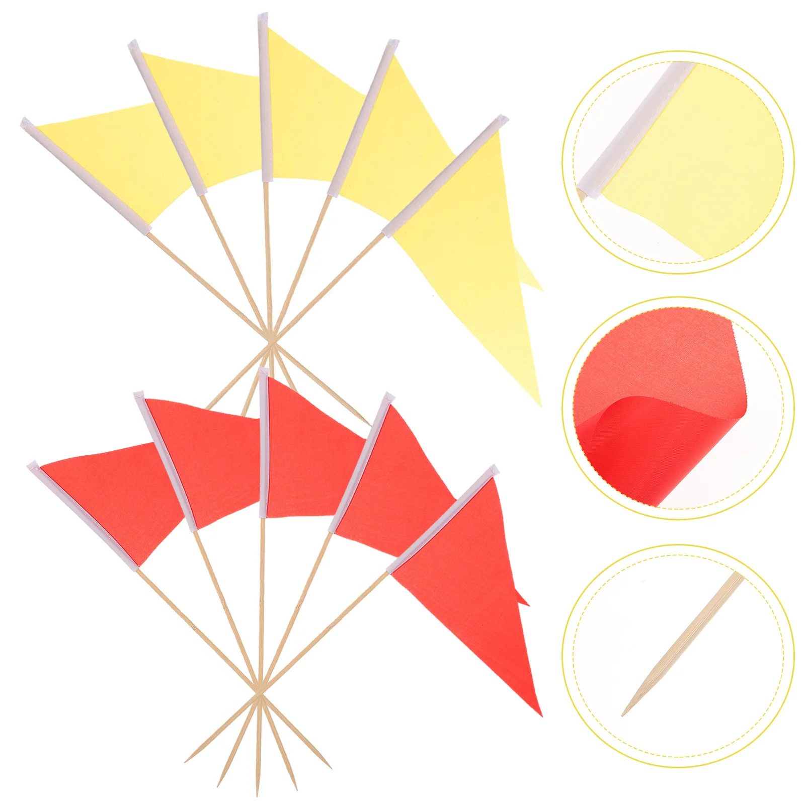 10 шт. треугольные наземные настольные флажки для двора маркер дрессировки собак