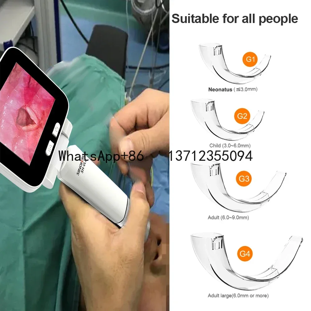 Laryngoskop-Sets Chirurgische Instr Xo Video-Laryngoscope-Set Veterinär instr для мужчинlichen oder veterinär medizi