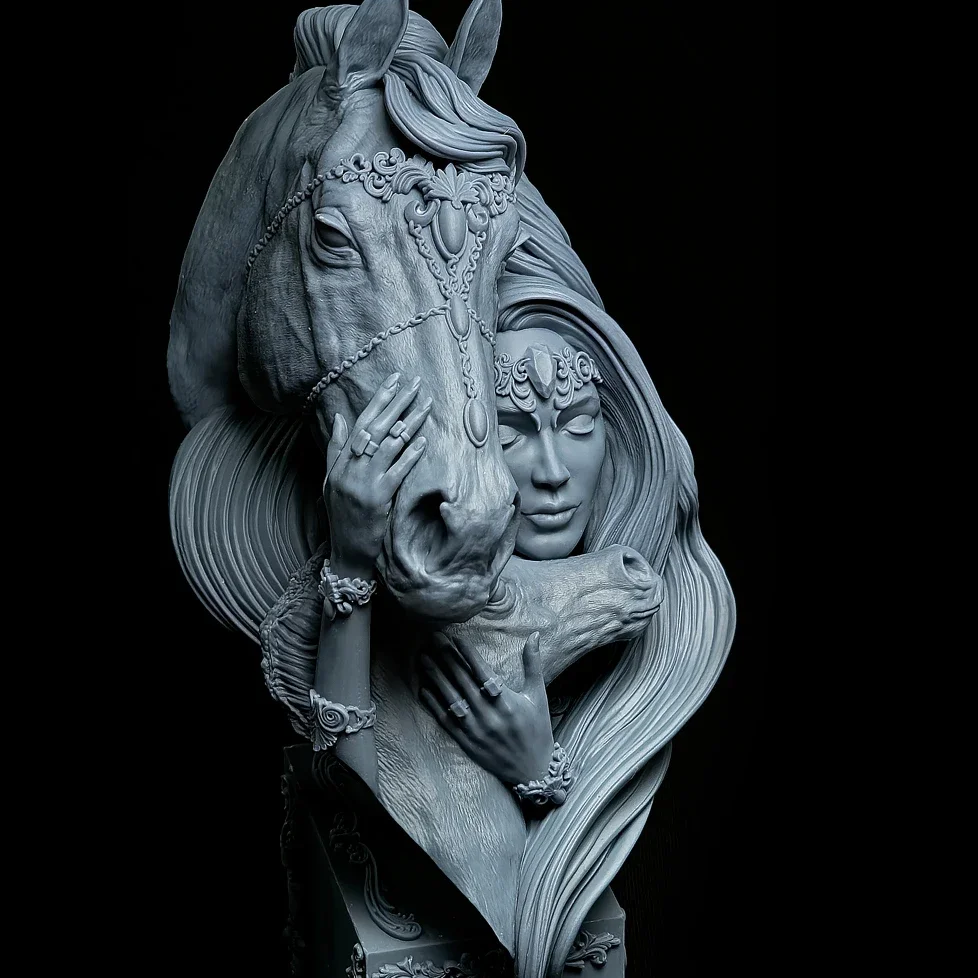 Общая высота 50 мм 70 90 наборы моделей из смолы красота бесцветная и