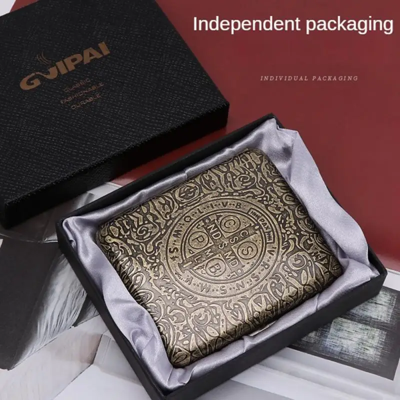 Двусторонняя флип-коробка для хранения дыма из нержавеющей стали 20 сигарет