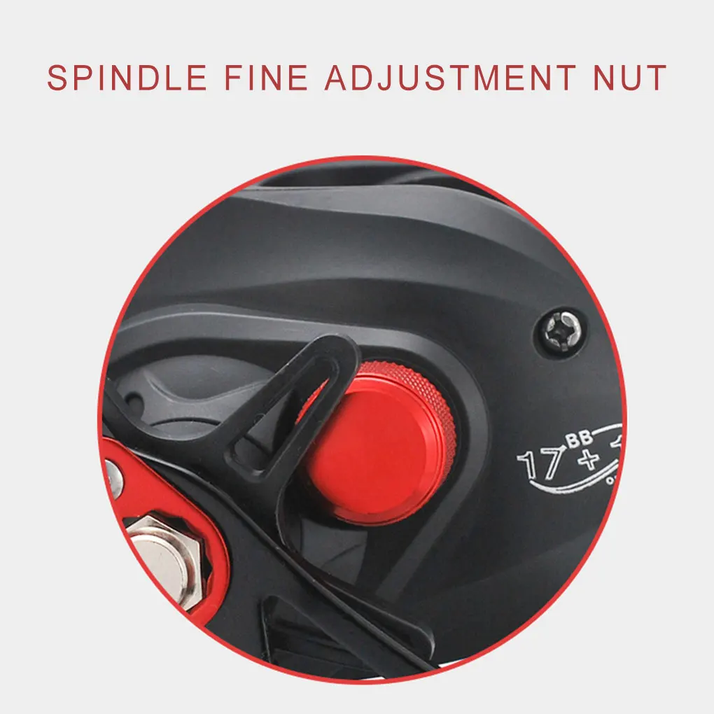 

17 1 Ball Bearing Fishing Reel 7 1 1 High Gear Ratio Baitcasting Aluminum Alloy Fishing Spool Left-handed