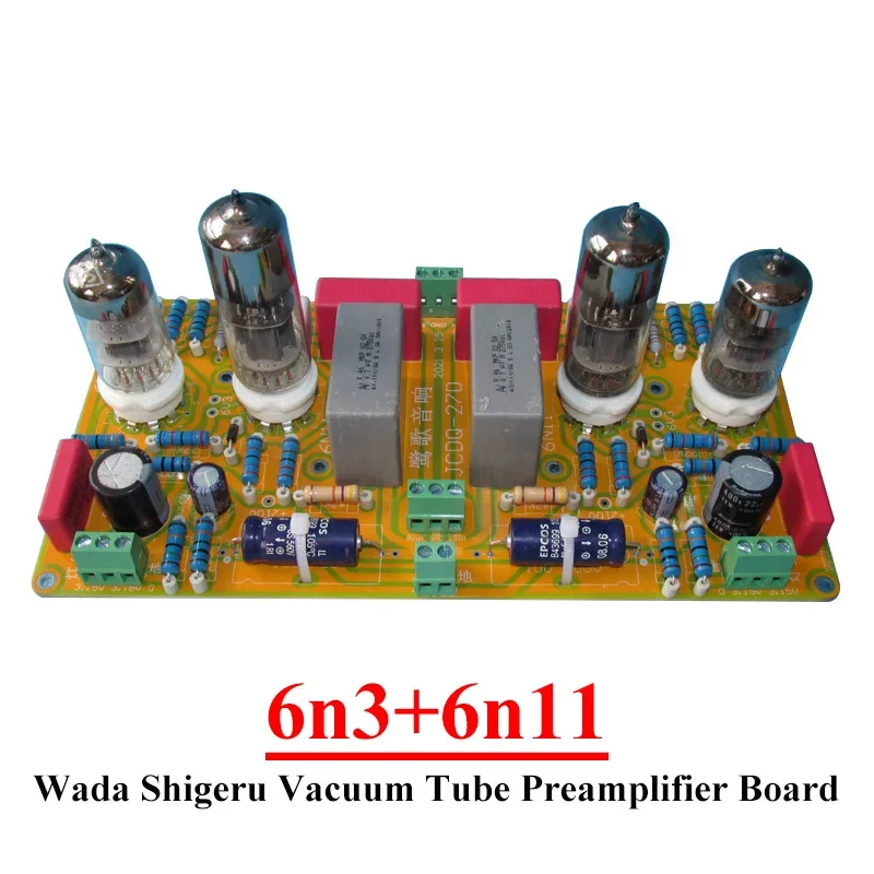 

6n3+6n11 Vacuum Tube Preamplifier Board Wada Shigeru Line Marantz 7 Improved Line Low Distortion Amplifier Audio Preamplifier