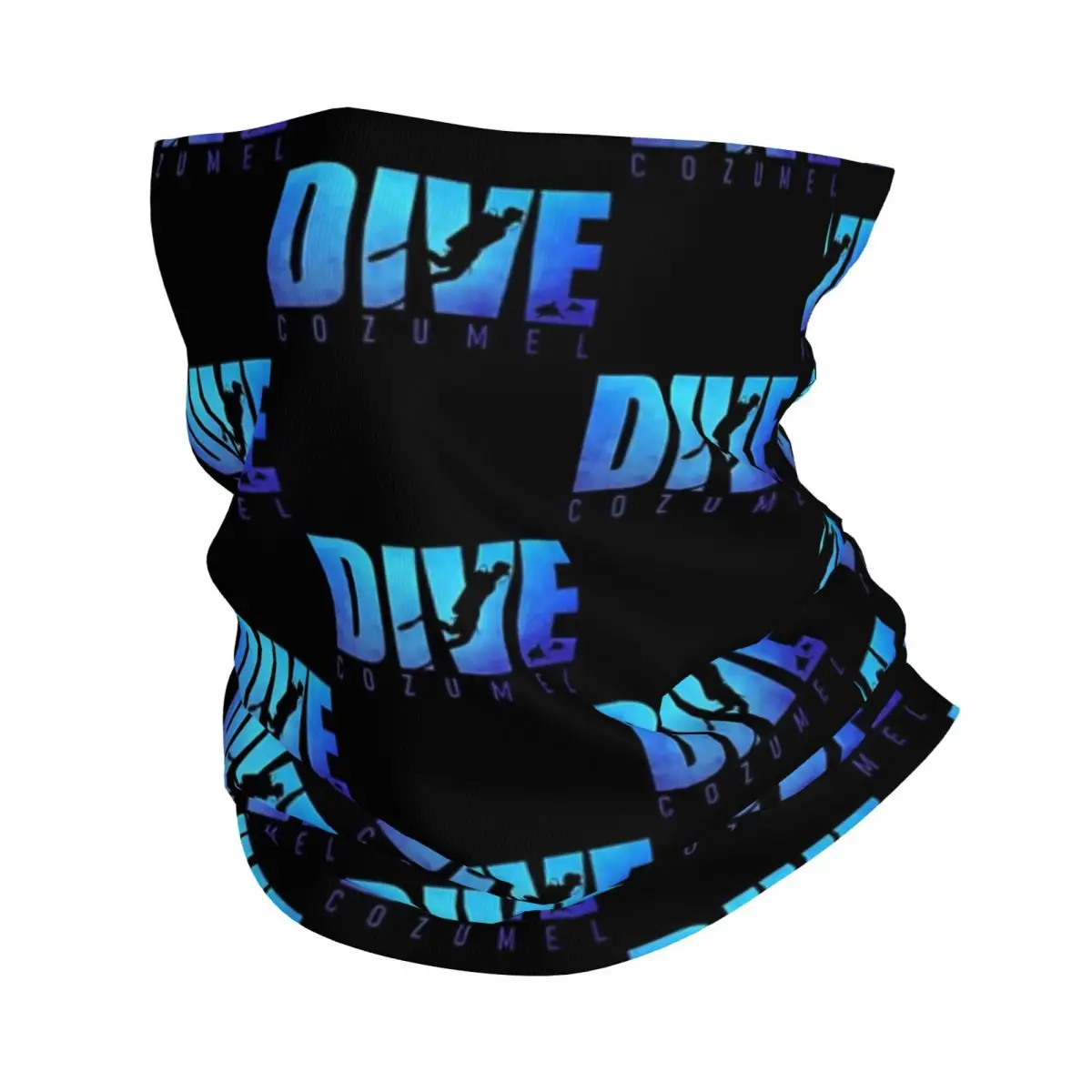 

Dive Scuba Diver Bandana Neck Gaiter Printed Wrap Mask Scarf Multi-use Cycling Scarf Hiking Fishing For Men Women All Season