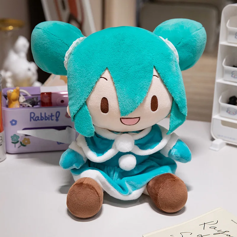 Плюшевая игрушка Kawaii Miku Fufu, 25 см, мягкая подушка, милый подарок на день рождения, аниме-кукла (art.: 3920dbc306aaa) - 3920dbc306aaa