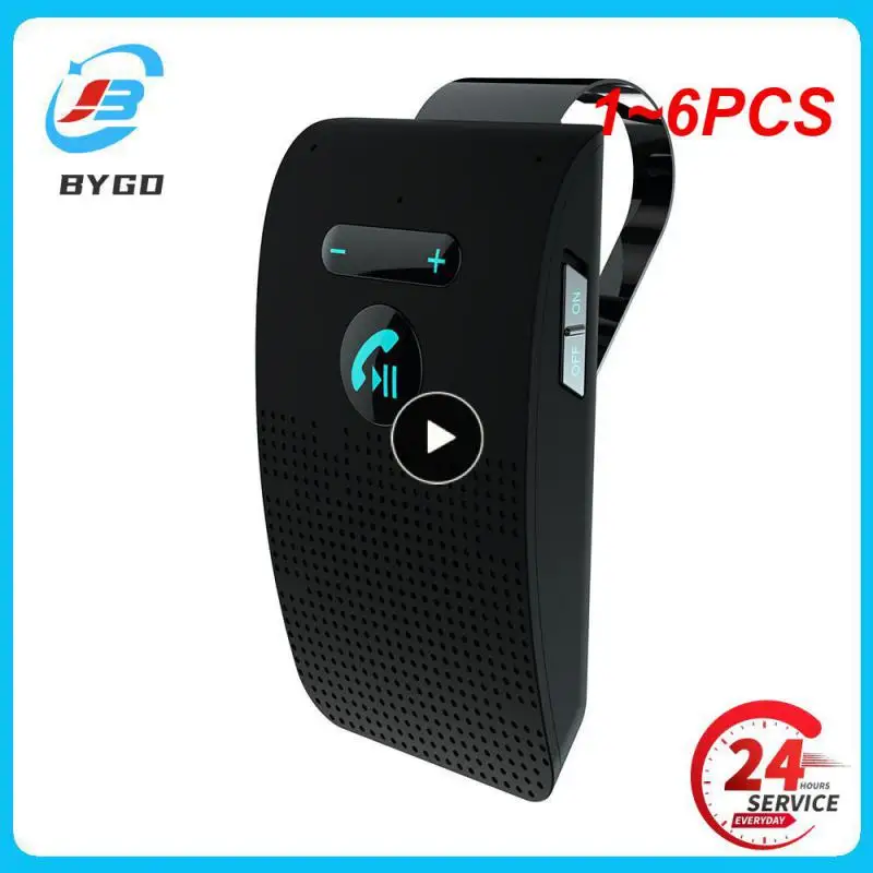 

1-6 шт., автомобильный комплект громкой связи с Bluetooth