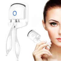 heated eyelash curler electric lash curler with silicone heating pads professional no pitching long lasting two temperature set
