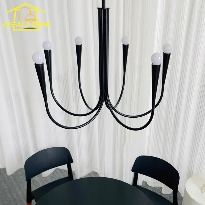 Американские роскошные подвесные светильники со свечами светодиодные E14