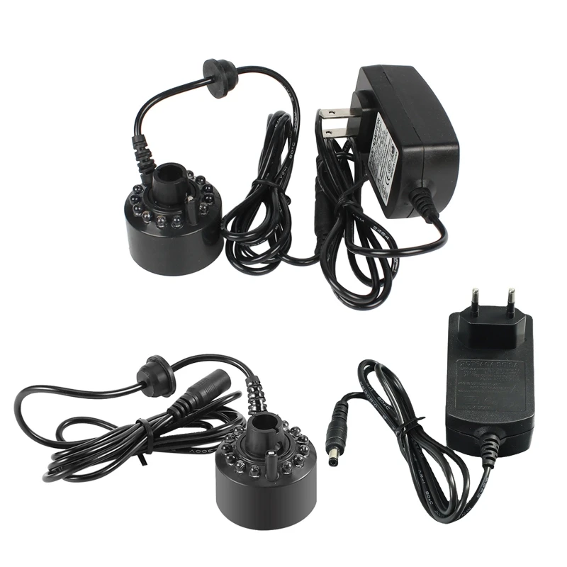 

Светодиодный ультразвуковой генератор тумана, распылитель для фонтанов, прудов, увлажнитель воздуха, распылитель, Новинка