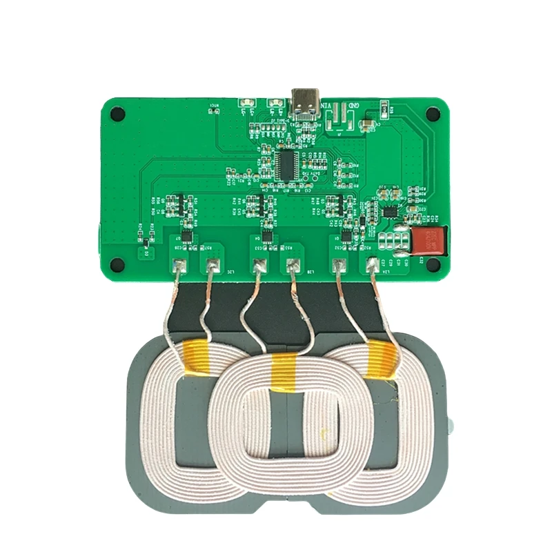 

15W 12V 5V 2A Wireless Fast Charger Charging Transmitter Module Circuit Board 5W/10W/15W Coil Receiver for CAR