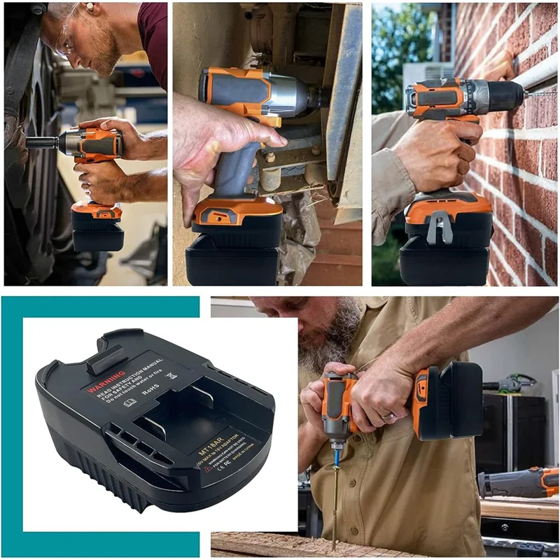 Адаптер для аккумулятора MT18AR Makita литий-ионная батарея 18 в/20 в RIDGID/AEG 18В/20В