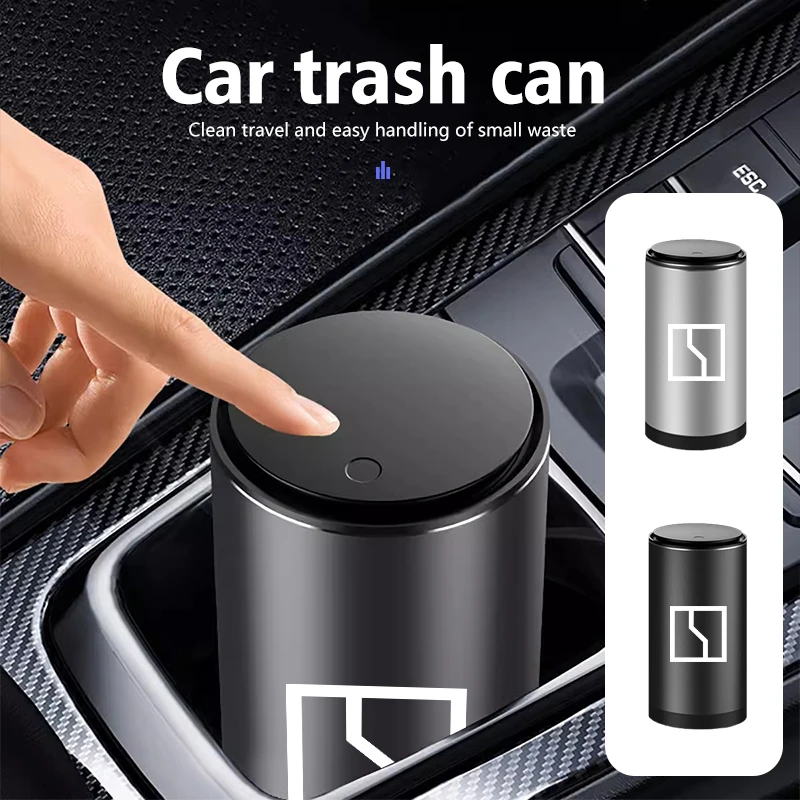 Автомобильная корзина для мусора коробка хранения органайзер из сплава мусорная