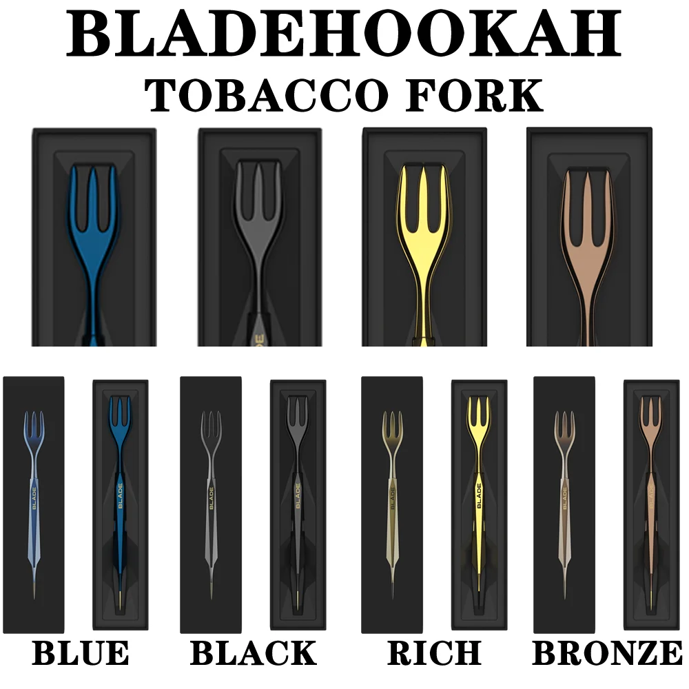 

Кальян Bladehookah из нержавеющей стали, набор для курения, вилка для кальяна, наргиле, аксессуары для табака