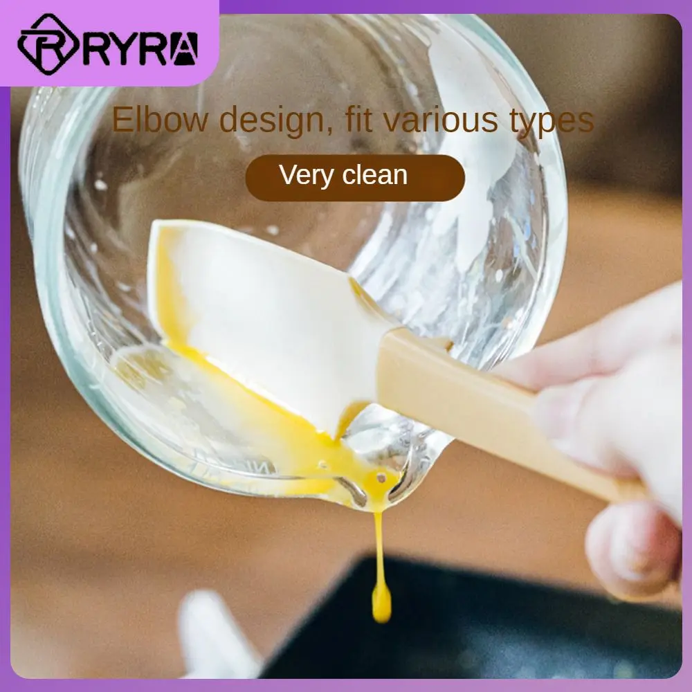 

Silicone Scraping Head Kitchen Gadgets High Temperature Resistance Silicone Jam Scraper Multifunctional Cooking Spatula No Odor