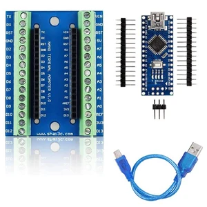 Nano I/O Shield Expansion Board Compatible With For Arduino + Nano 3.0 With CH340 Chip For Arduino Starter Kit DIY
