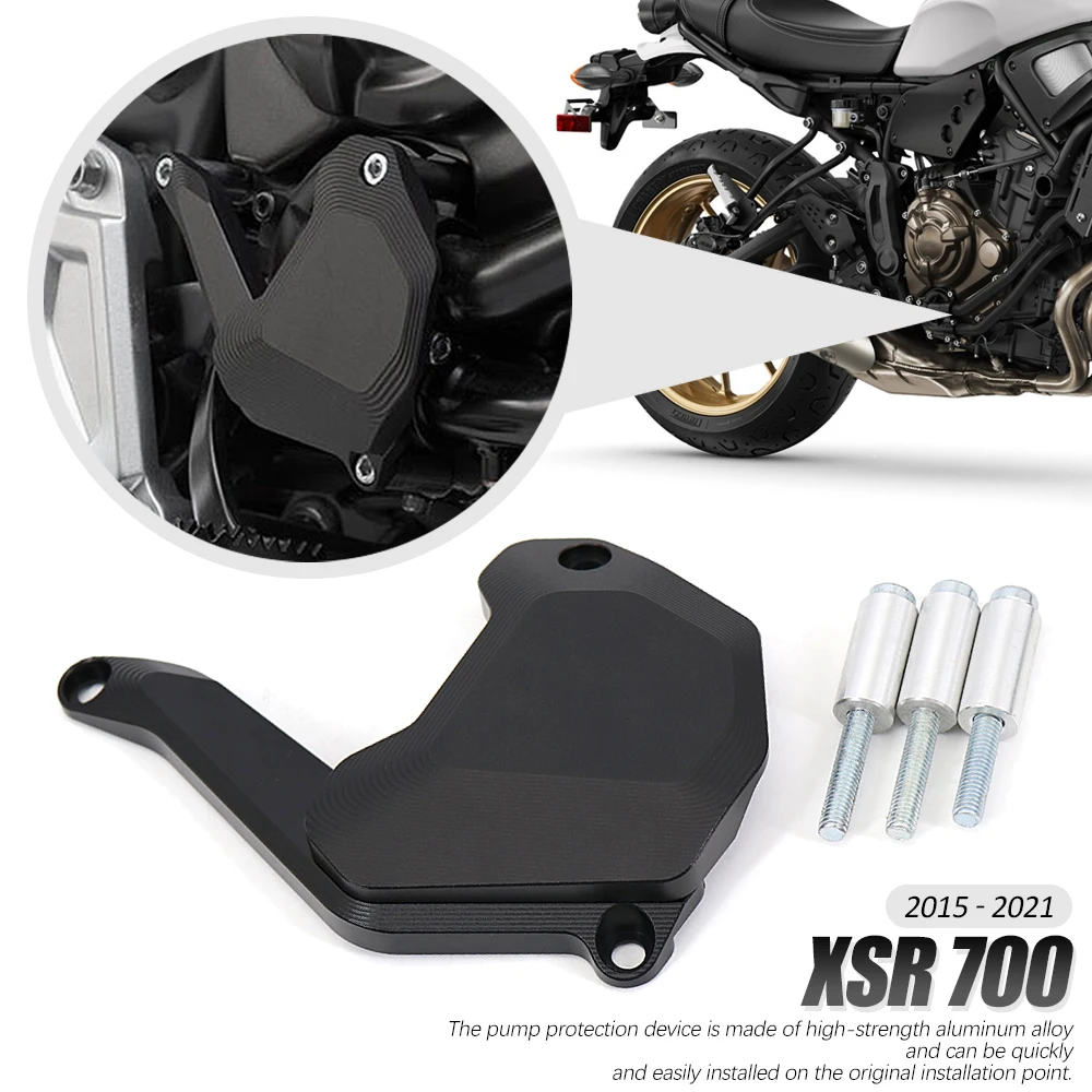 

New For YAMAHA XSR700 xsr700 XSR 700 2015 2016 2017 2018 2019 2020 2021 Motorcycle ALUMINIUM Water Pump Protection Guard Covers