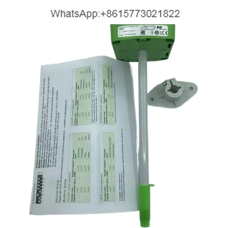 Оригинальный датчик объема воздуха Yijiayi E + Pipeline EE650-T2A6L200 анемометр 65-VB5