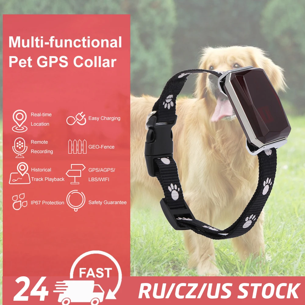 Водонепроницаемый мини-ошейник для домашних животных GPS A LBS Wifi - купить по