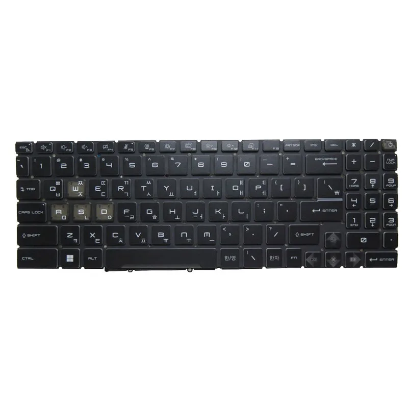 Цветная клавиатура с подсветкой для ноутбука MSI NSK-FG0JBN 0 K 9Z.NK1BN.J0K S1N-3EKR2C3-D10 S1N3EKR2C3D10