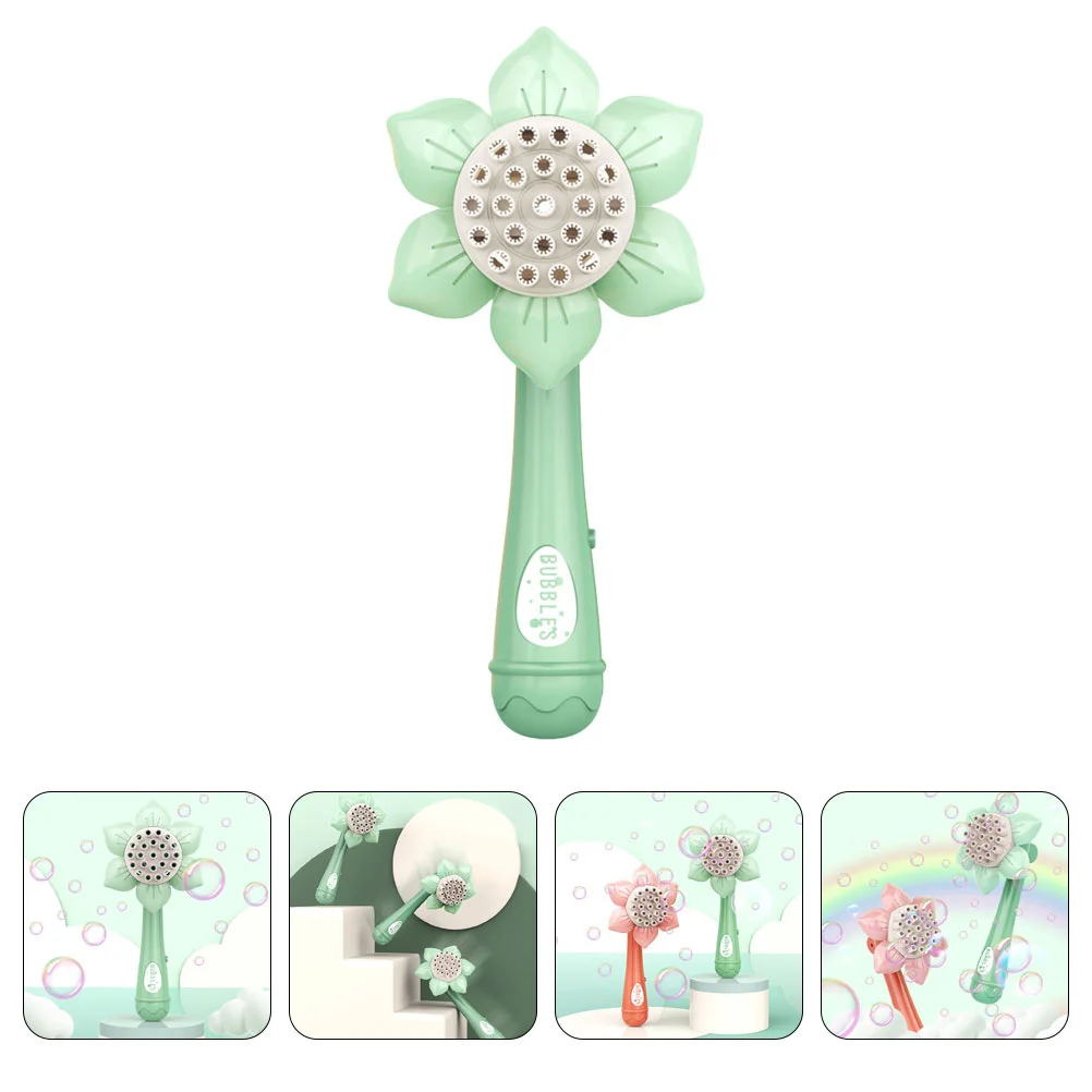 

Sunflower Bubble Machine Sunflower-shaped Wand Blowing Blowers Kids Toy Children Plastic Creative Summer Toys