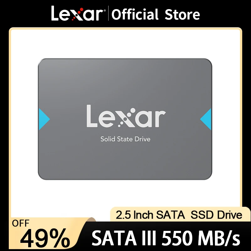 Жесткий диск Lexar SSD 240 ГБ SATA 3 128 256 480 512 ТБ HDD 960 дюйма Внутренние твердотельные диски
