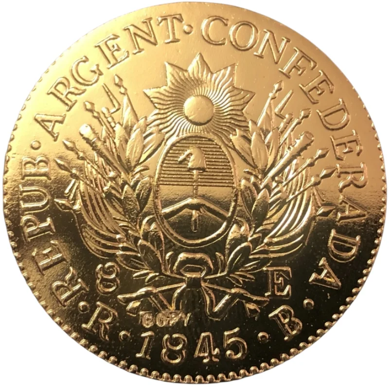 

Копия монеты 1845 Аргентина Ла-риоджа 8 эскудос