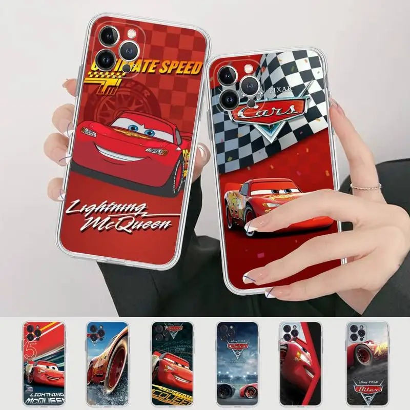 

Disney Cartoon Posters Cars Phone Case For iPhone 14 13 12 Mini 11 Pro XS Max X XR SE 6 7 8 Plus Soft Silicone Cover