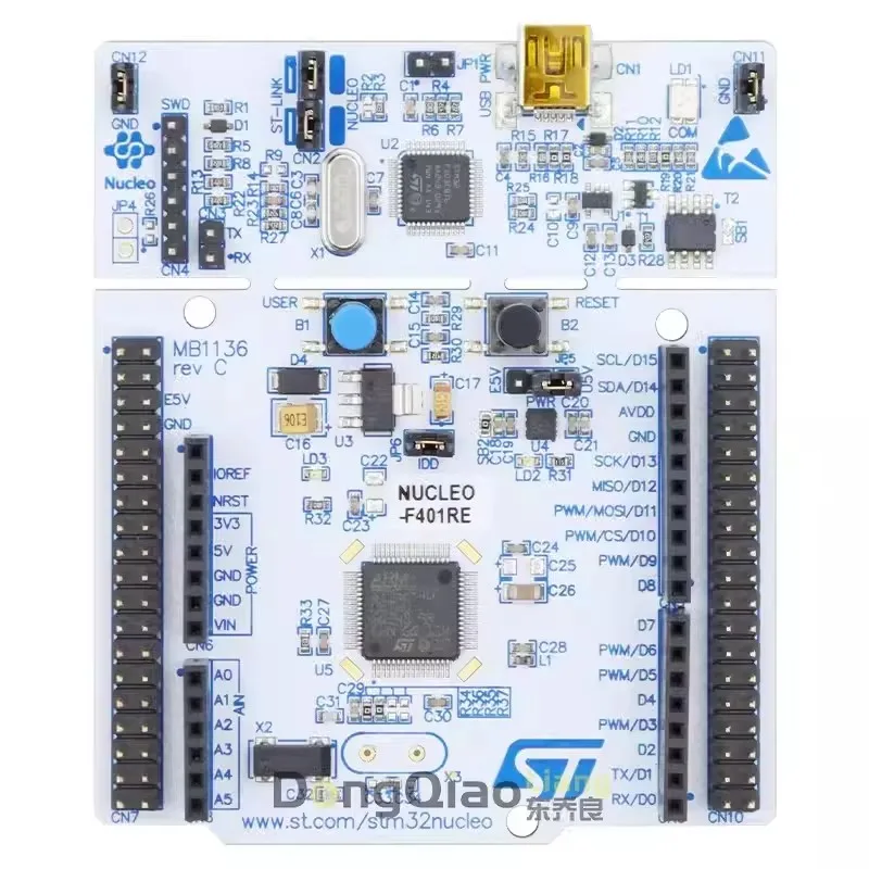Оригинальный микроконтроллер NUCLEO-F401RE STM32F401RET6 плата разработки STM32 Nucleo-64