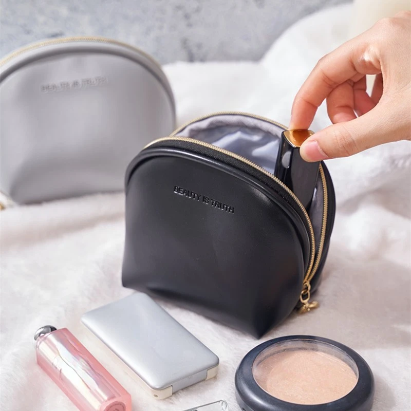 

2023 New Solid Color Lipstick Bag for Women Small Waterproof Cosmetic Bag Travel Mini Makeup Pouch Lipstick Cosmetic Organizer