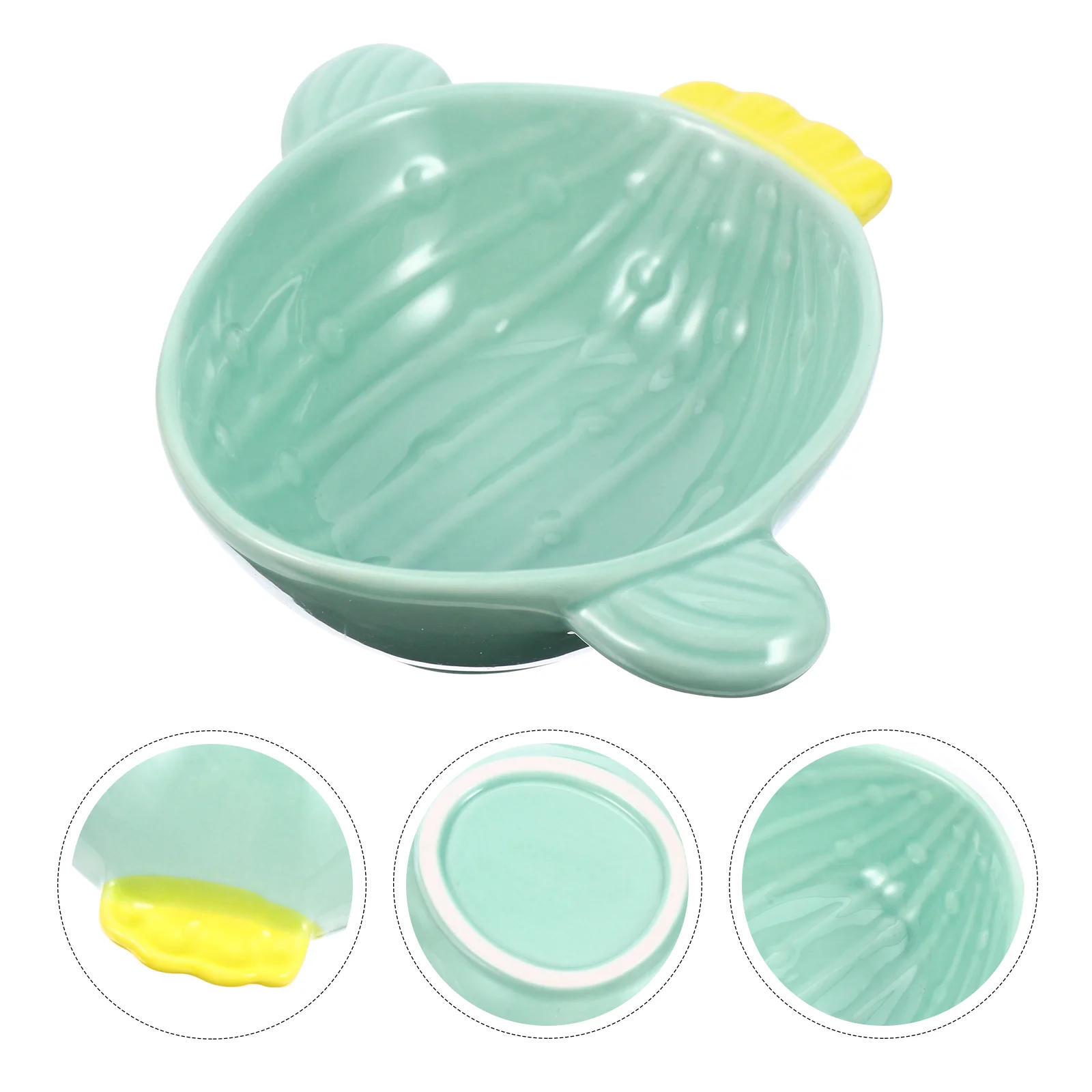 

Durable Hamster Food Bowl Ceramic Rabbit Food Dish and Water Bowl for Bunny