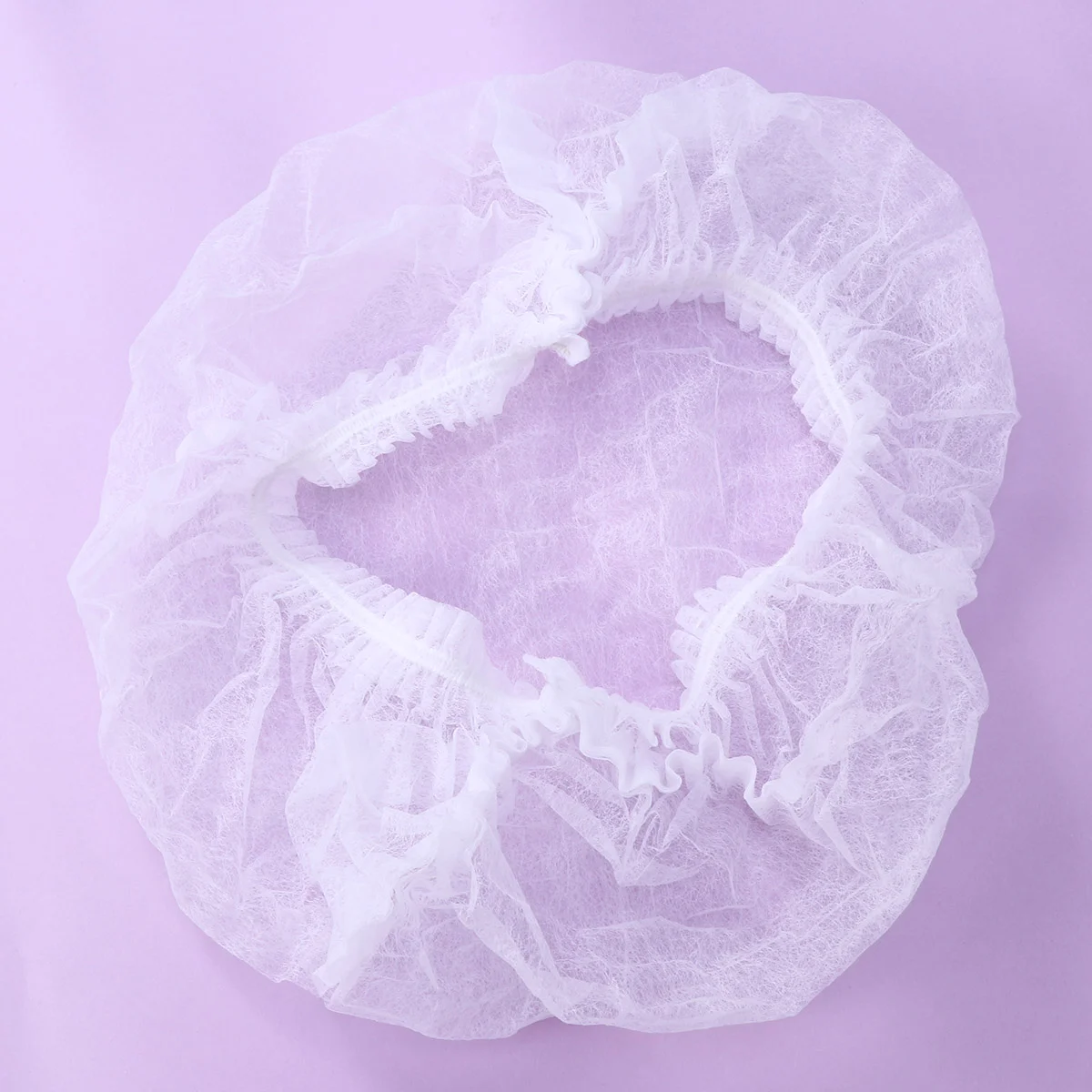 

100pcs Waterproof Bath Caps Hair Weaving Net Bath Shower Caps Shower Caps Hair Net for Sleeping Dance Hair Nets