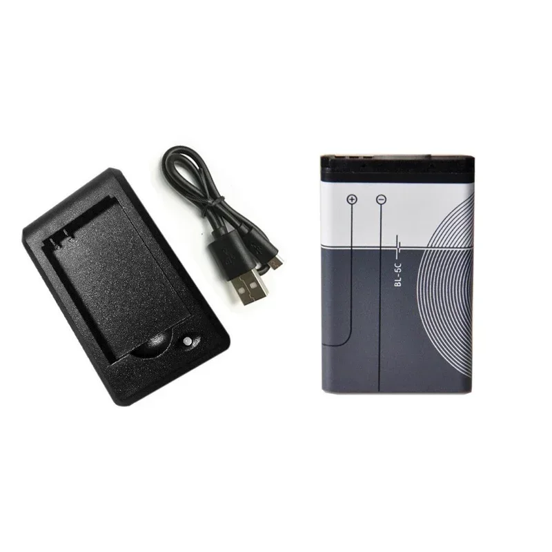 Фото Новый аккумулятор BL-5C 3.7V 1200mAh для мобильных телефонов Nokia BL-5C 1100 6230 6600 1108 1112 1200 n70 n91 N-Gage, заменяющий оригинальный аккумулятор. №2