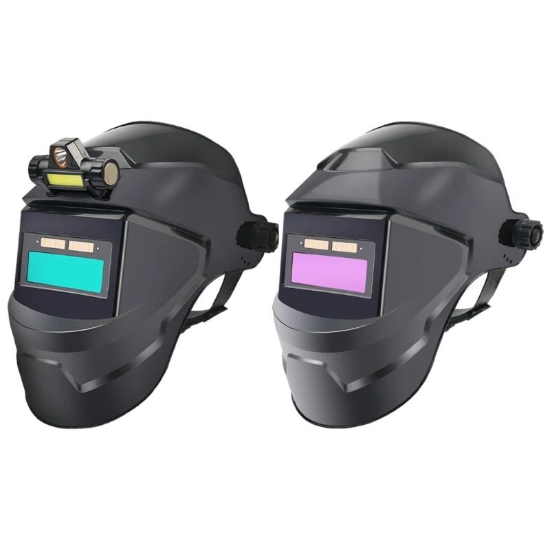 Новинка 2025 года затемняющие сварочные шлемы на солнечной энергии широкий