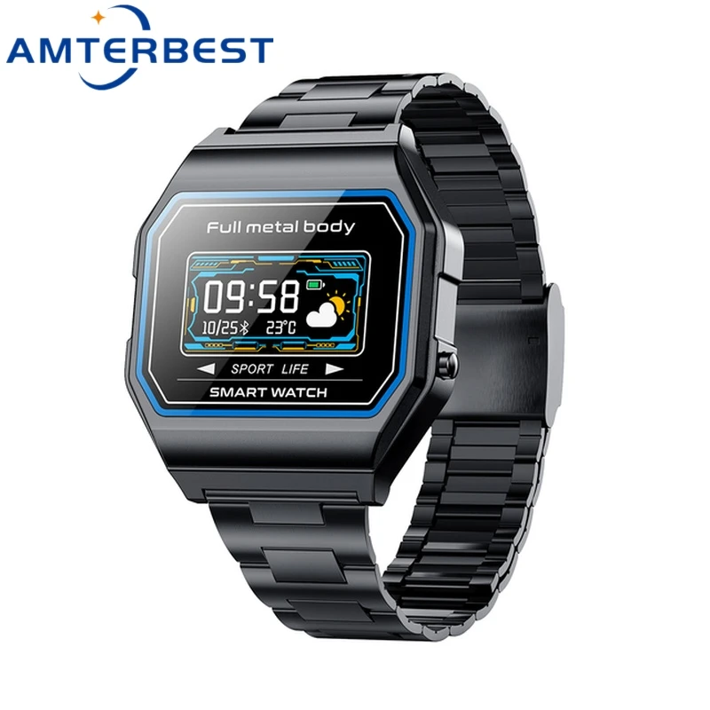 

Смарт-часы AMTERBEST KW18 для мужчин и женщин, водонепроницаемые Ip67 Смарт-часы с пульсометром, тонометром, оксиметром, GPS, 18 спортивных режимов для телефонов