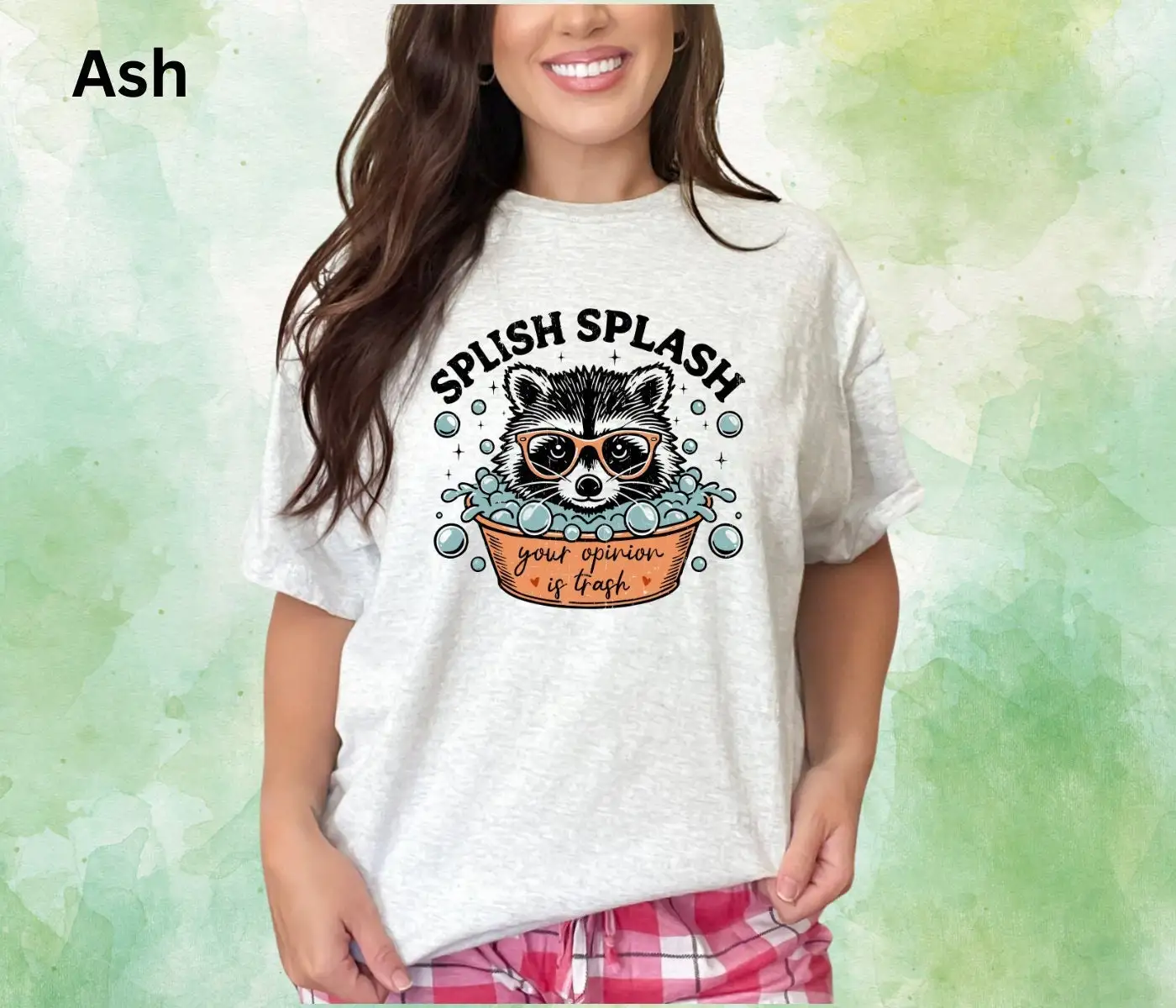 Тяжелая хлопковая футболка Сплеск разрывается вашим мнение — мусор Забавный