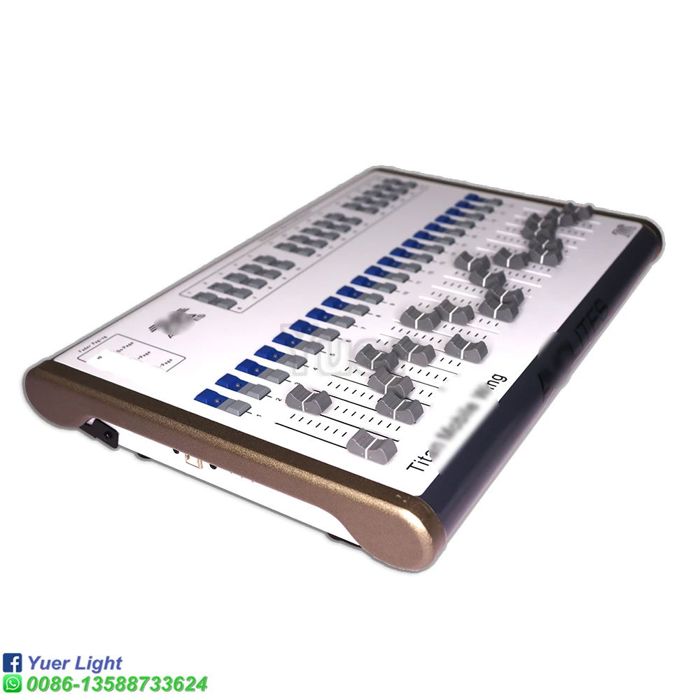 V16 версия сенсорный контроллер DMX мобильный Титан кварц консоль 192 Tiger Touch для